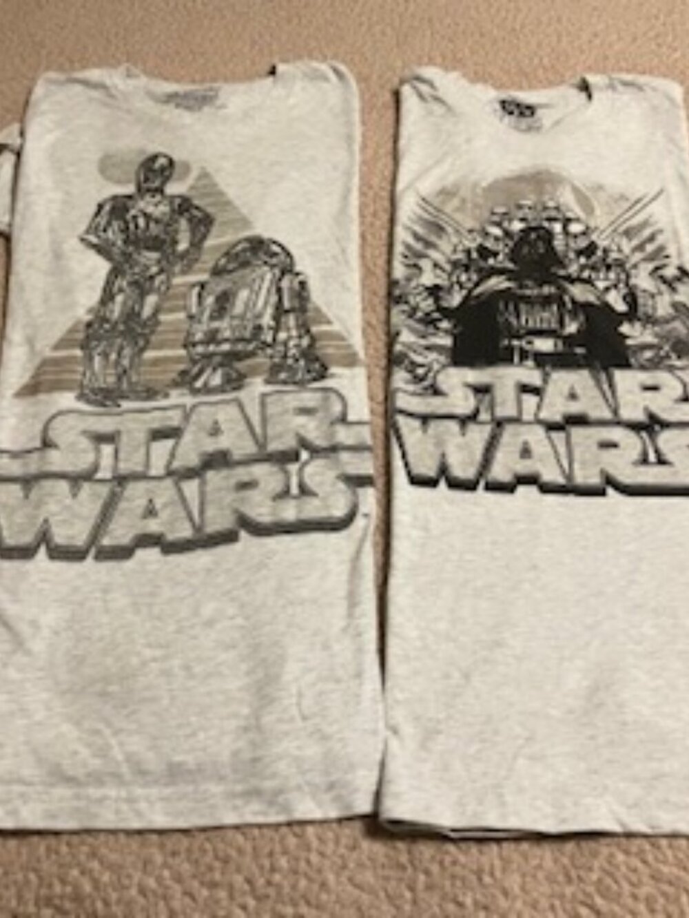 Vintage Unisex Star Wars Del Sol/Star Wars Brand   Bundle T-shirts  Size L